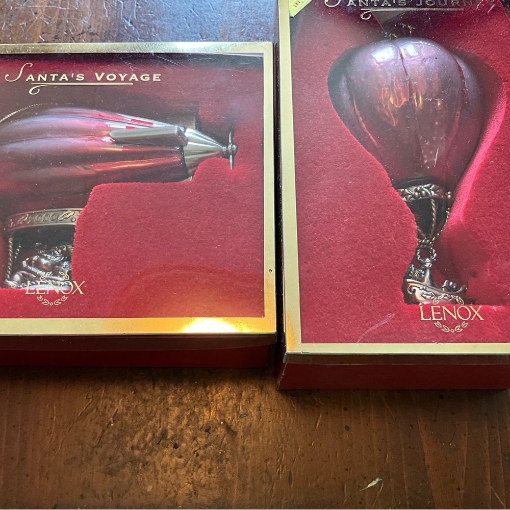 Set of 2 Lenox Christmas ornaments - Picture 3 of 3